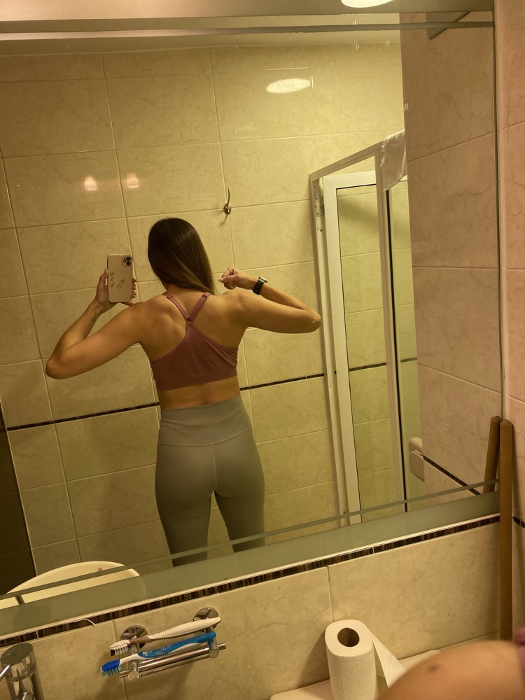 Antes, espalda